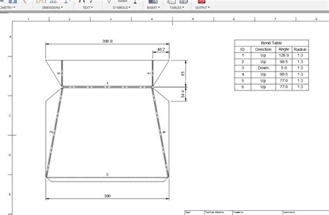 sheet metal tray drawing|sheet metal dustpan plans.